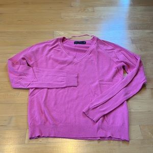 Pink Zara lightweight sweater